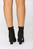 Let's Go Now Bootie - Black
