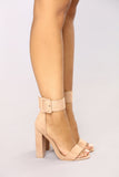 Wide Awake Heels - Blush