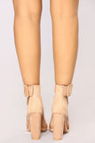 Wide Awake Heels - Blush