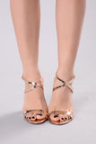 See You Tomorrow Heel - Rose Gold