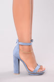 Simply Chic Heel - Dusty Blue
