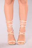 J Block Heel - Nude