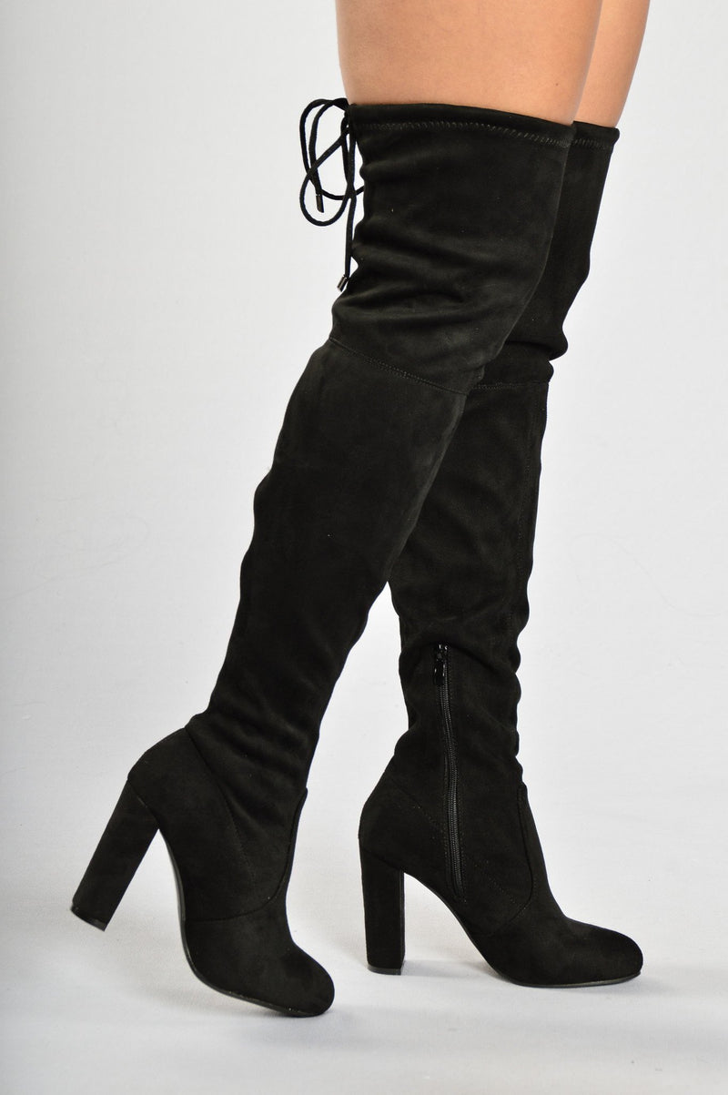 High Rise Heel - Black