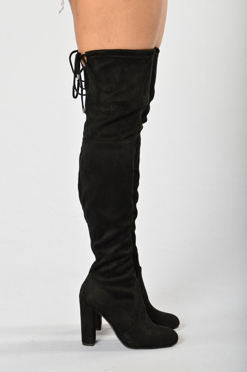 High Rise Heel - Black