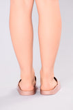 Just Send It Sliders - Rose Gold