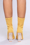 Aleeza Bootie - Mustard