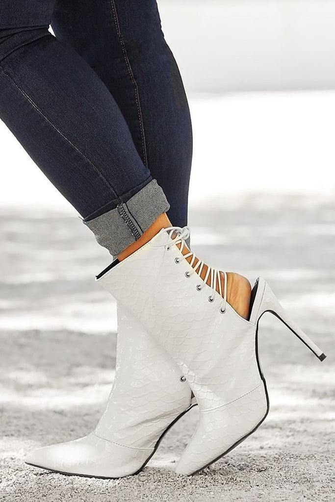 Fast Lane Bootie - White