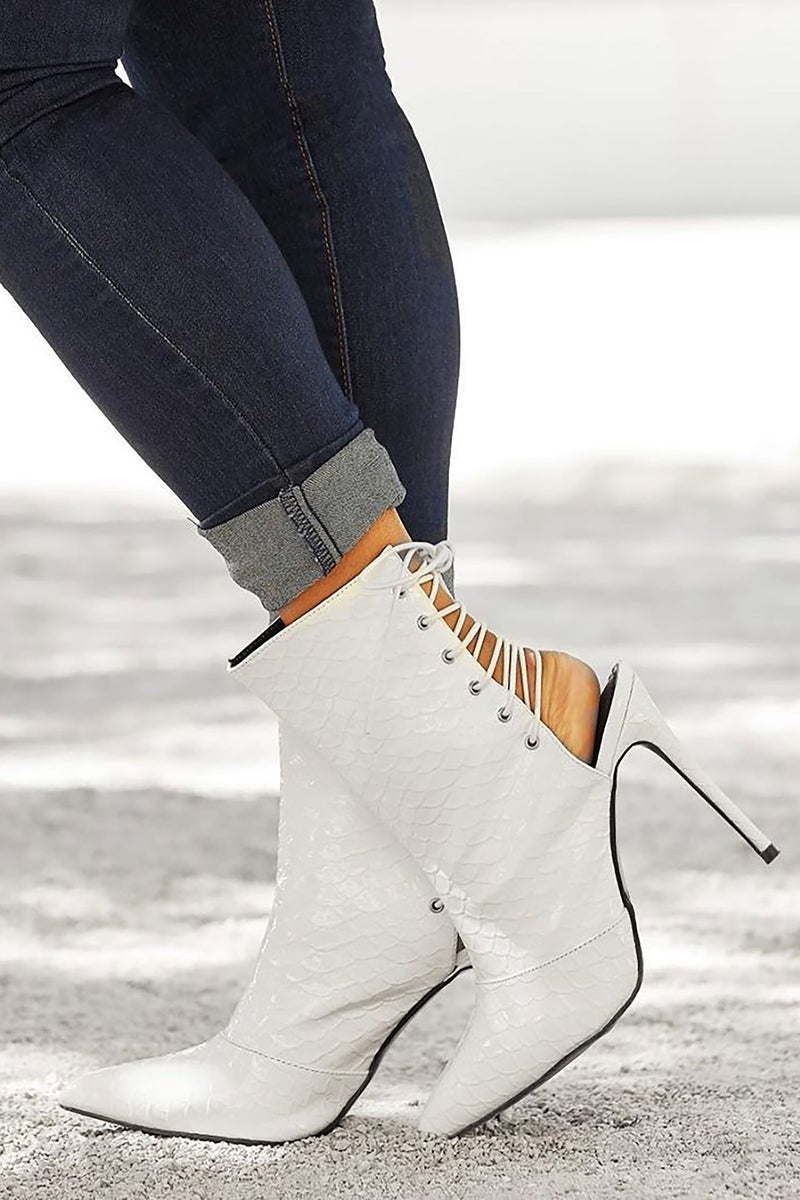 Fast Lane Bootie - White