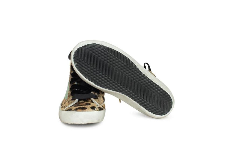 Golden Goose Sneakers Francy Kids /Silver Green G31KS002.T9