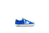 Golden Goose Superstar Sneaker Blue Suede Kids G34KS301.A86