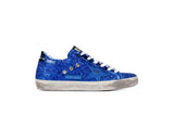 Golden Goose Superstar Sneaker Blue/Glitter Women G34WS590.M62