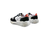 Golden Goose Running Sole Sneakers White/Red-Silver Women G35WS963.D5