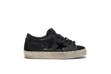 Golden Goose Hi Star Black Nabuk Black/Patent Star Women G36WS945.M1
