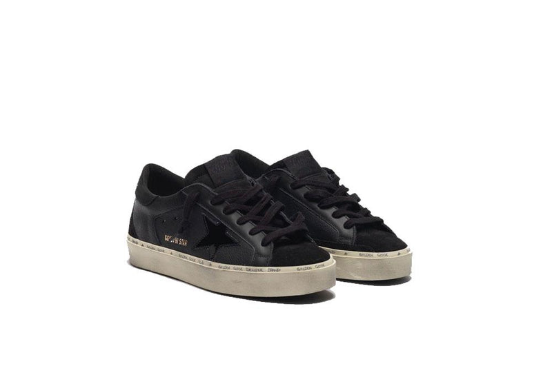 Golden Goose Hi Star Black Nabuk Black/Patent Star Women G36WS945.M1
