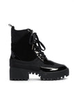On What Grounds Platform Bootie - Black