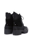 On What Grounds Platform Bootie - Black