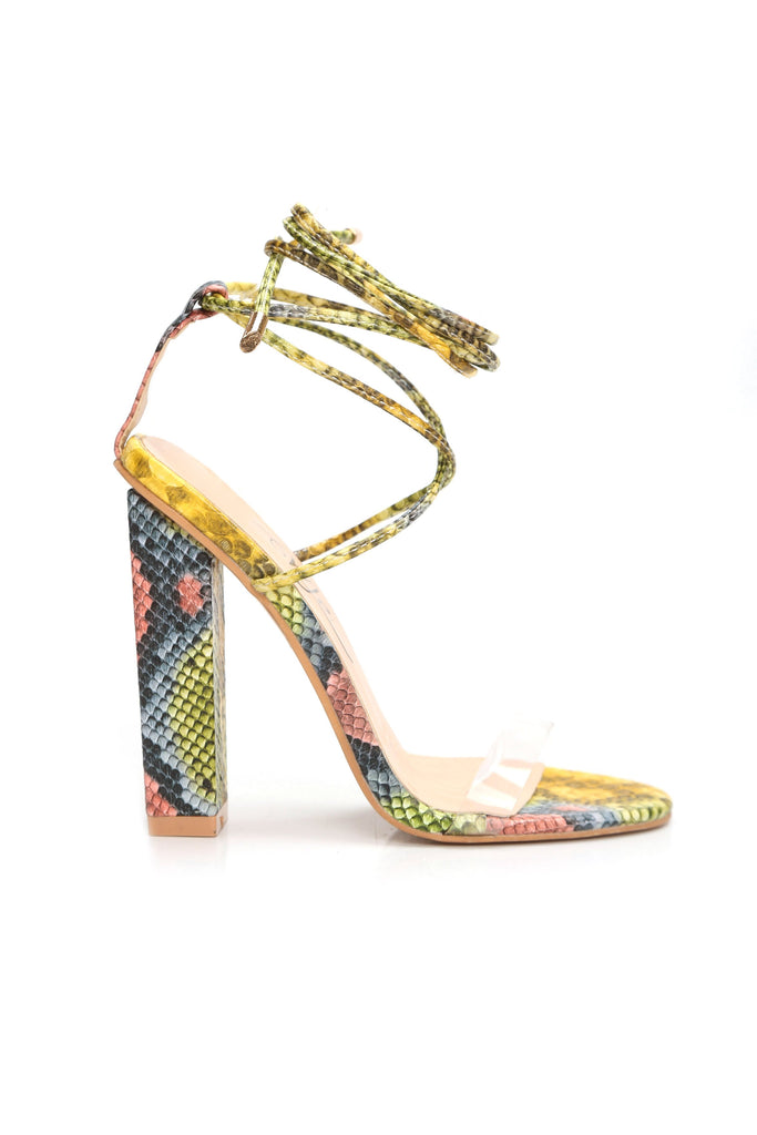 Try To Let Go Heels - Snake Multi