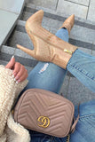 Making Moves Booties - Nude Croc