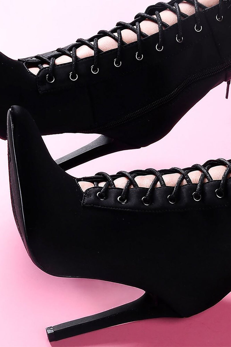 Shine Bright Booties - Black