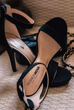 Strapped Success Heel - Black