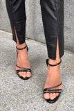 Won't Change My Ways Heeled Sandals - Black