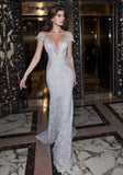 Heavily Embellished Mermaid Wedding Dress