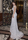 Heavily Embellished Mermaid Wedding Dress