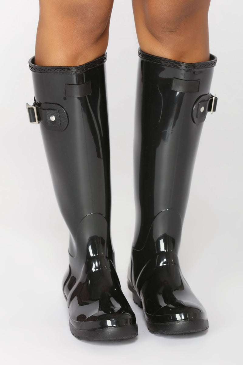 Don't Rain On Me Boots - Black