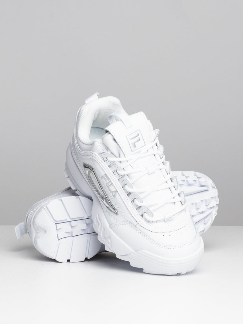 WOMENS DISRUPTOR II METALLIC - WH/SLV
