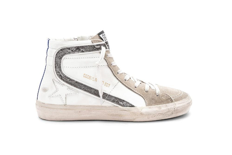 Golden Goose Slide White Leather G31MS595.LAN2
