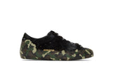 Golden Goose Superstar Sneakers Black Leather/Camo Painted G35MS590.Q87