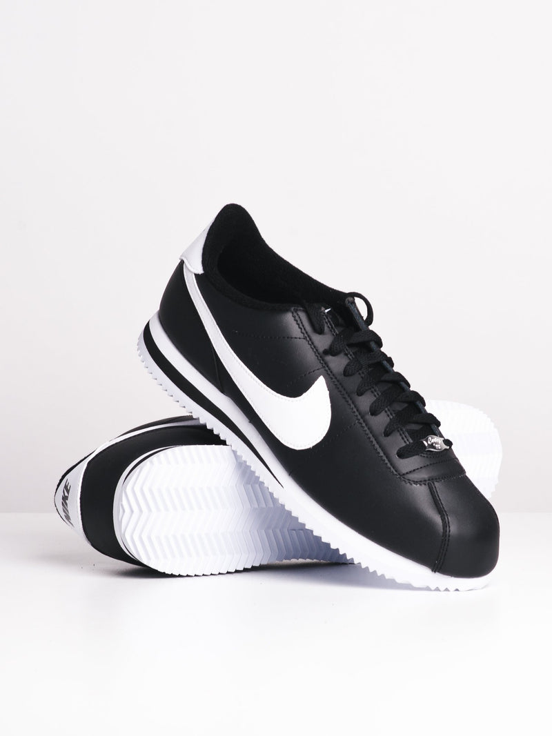 MENS CORTEZ BASIC LEATHER - BLK/WHT
