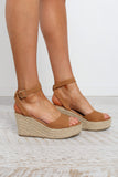 Perla Wedge - Tan