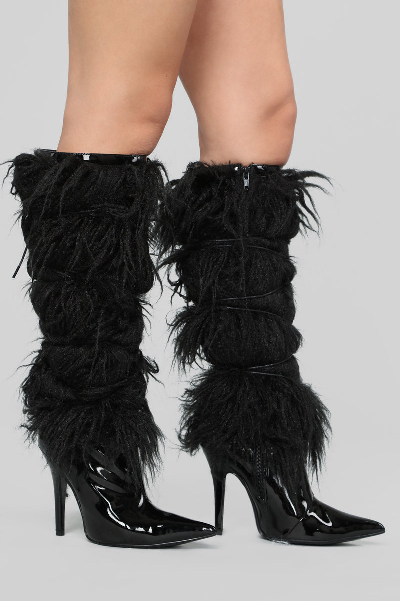 Move Aside Heeled Boot - Black