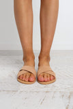 Majorca Slide - Camel Nubuck