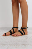 Cara Sandal - Black Nubuck