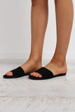 Ipanema Slide - Black Suede