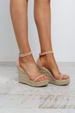 Solange Wedge - Nude Nubuck