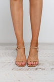Hana Heel - Camel Nubuck