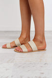 Cuban Slide - Light Gold Woven