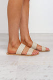 Cuban Slide - Light Gold Woven