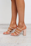 Navo Mule - Blush Suede