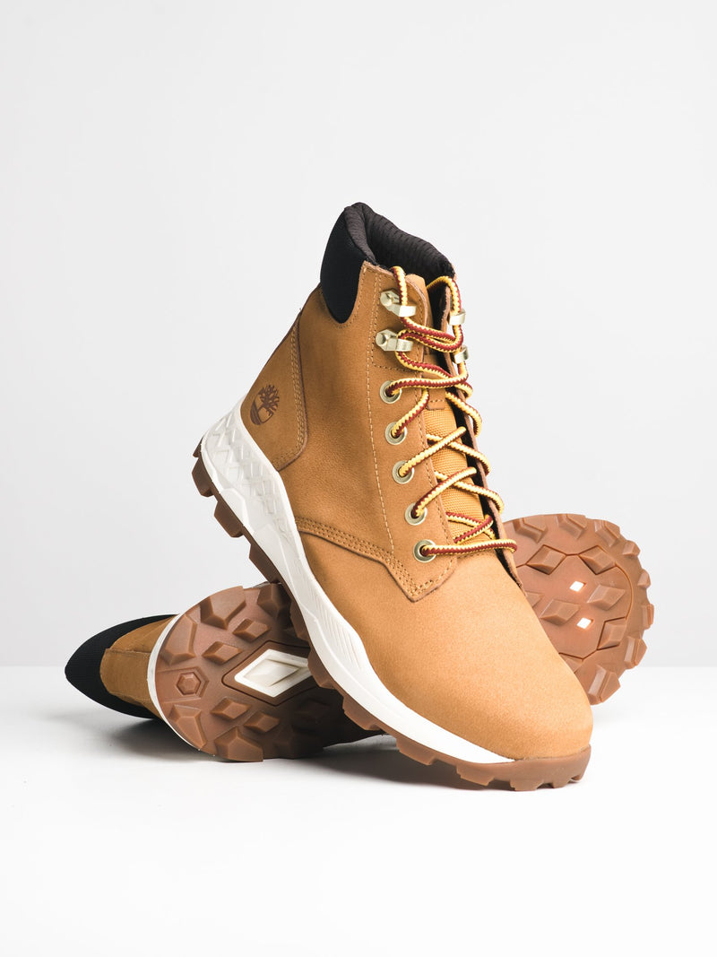 MENS BROOKLYN 6" BOOT - WHE NUBUCK