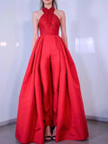 Jumpsuits Elegant Sparkle Engagement Formal Evening Dress